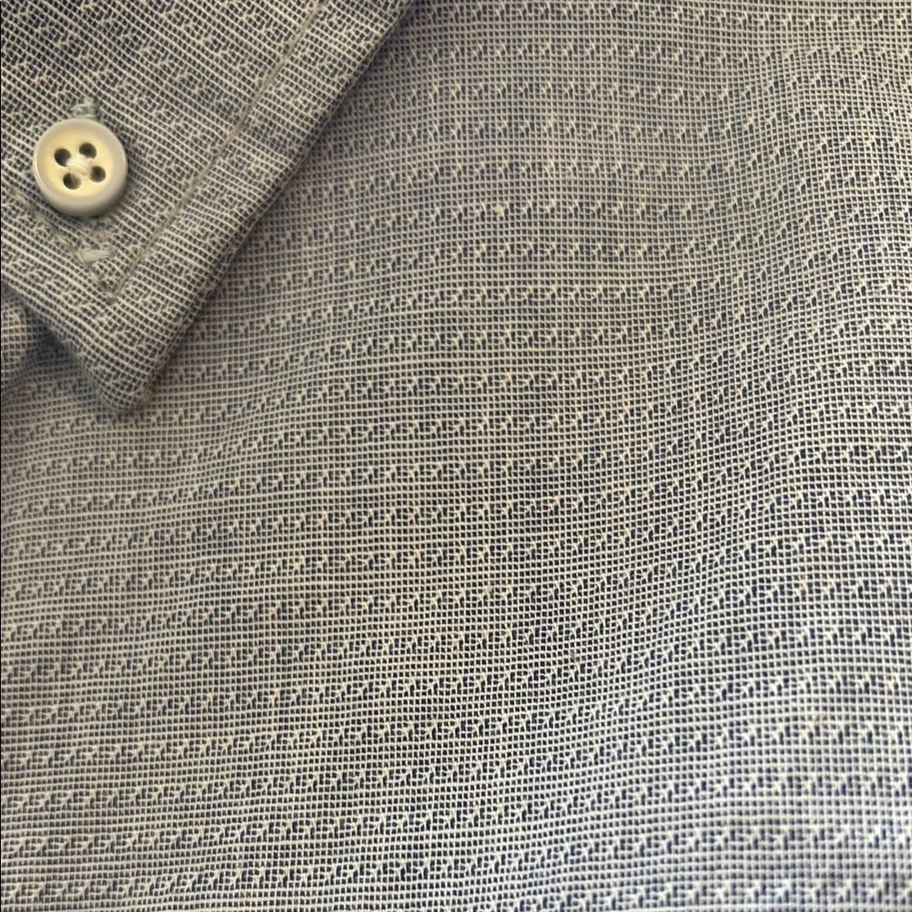 🦸‍♂️Big & Tall : Alexander Julian Blue Casual Button Down Shirt Timeless Style - Picture 3 of 4
